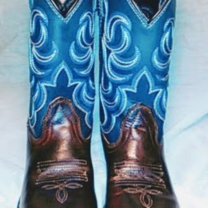 Kids Justin Leather Cowboy/Girl Boots